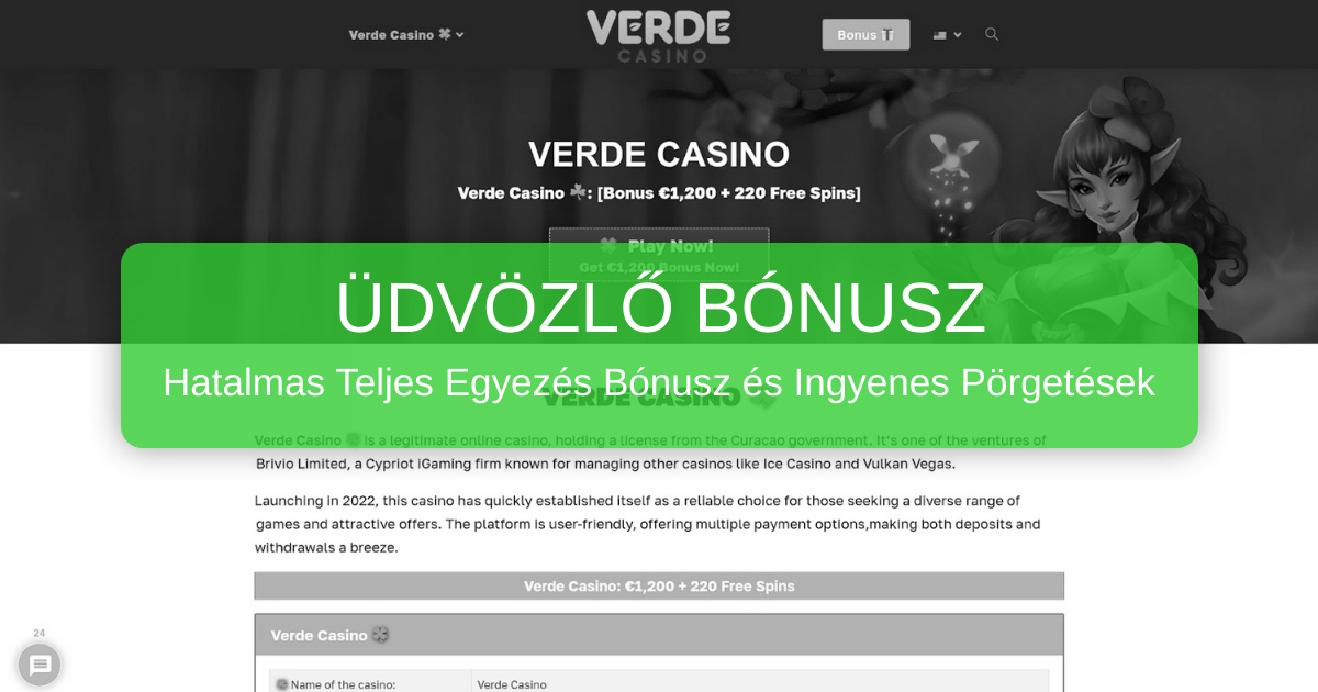Casino Verde Magyarország